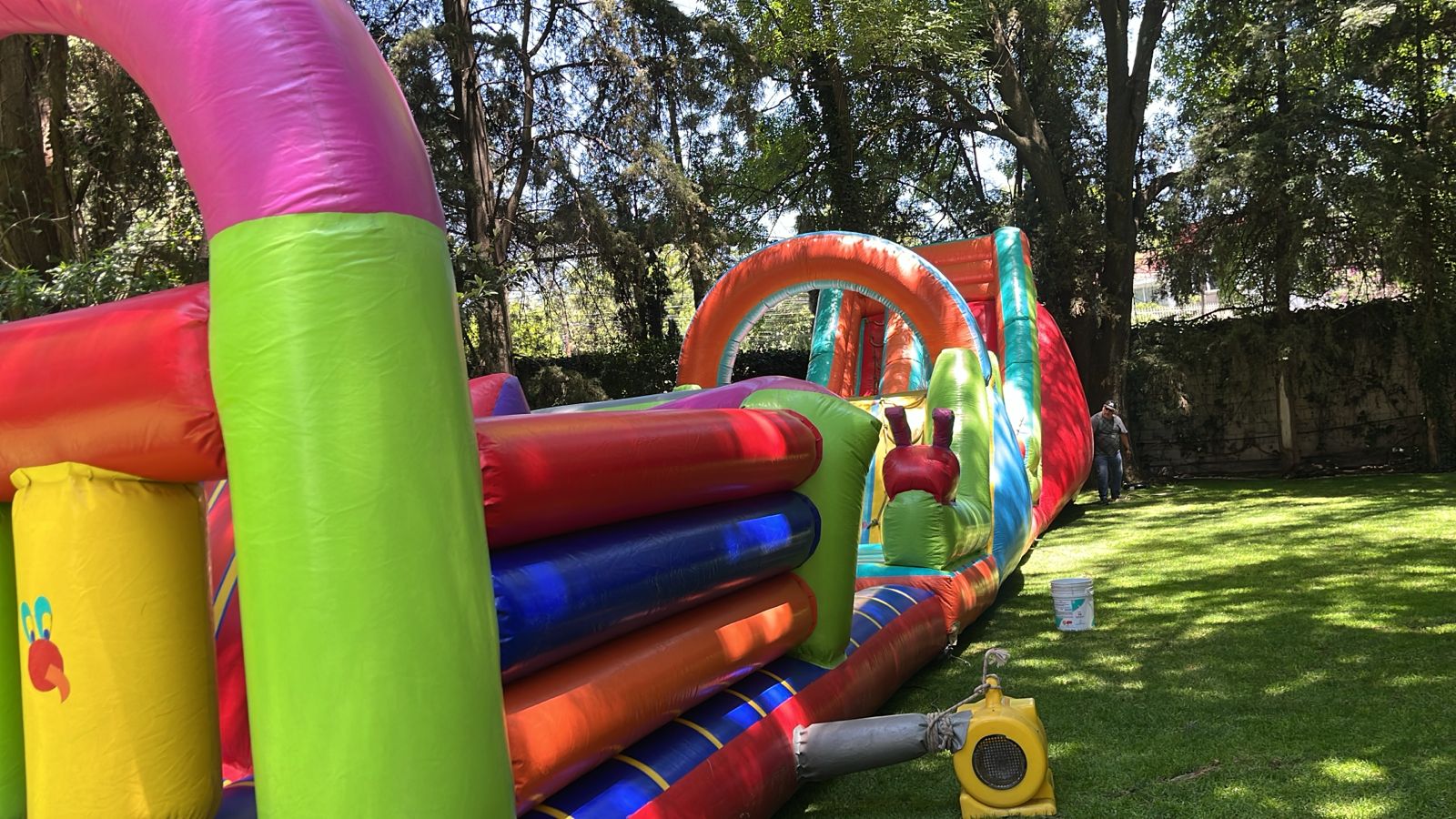 Slide Jumbo completo — curso de obstáculos Fermonbry